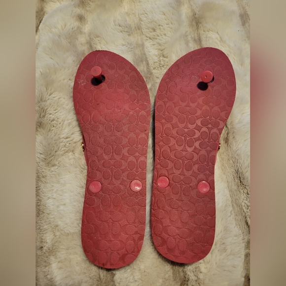Coach flip flops size 10 - Picture 2 of 5
